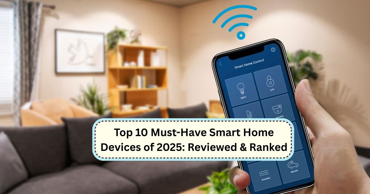 Top 10 Must-Have Smart Home Devices of 2025: Reviewed & Ranked